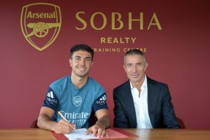 贝尔塔：很高兴能将祖比门迪带到阿森纳，期待他尽快融入